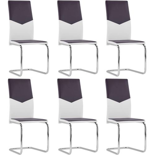 Konzolne blagovaonske stolice od umjetne kože 6 kom smeđe slika 17