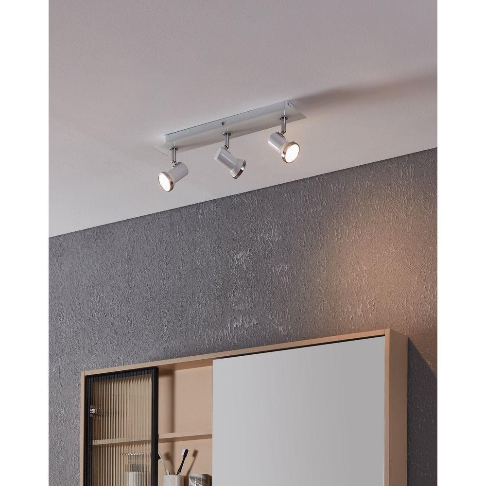 Eglo Tamara 1 reflektor/3, led, 3x3,3w, 3x240lm, ip44, krom/bijela  slika 5