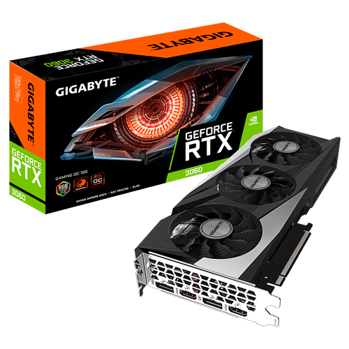 Grafička karta GIGABYTE RTX3060 GV-N3060GAMING OC-12GD 2.0 NVD 12GB GDDR6 256bit slika 1