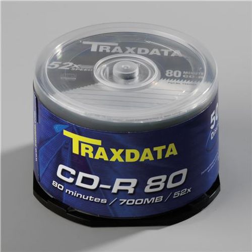 TRAXDATA OPTIČKI MEDIJ CD-R CAKE 50 slika 1