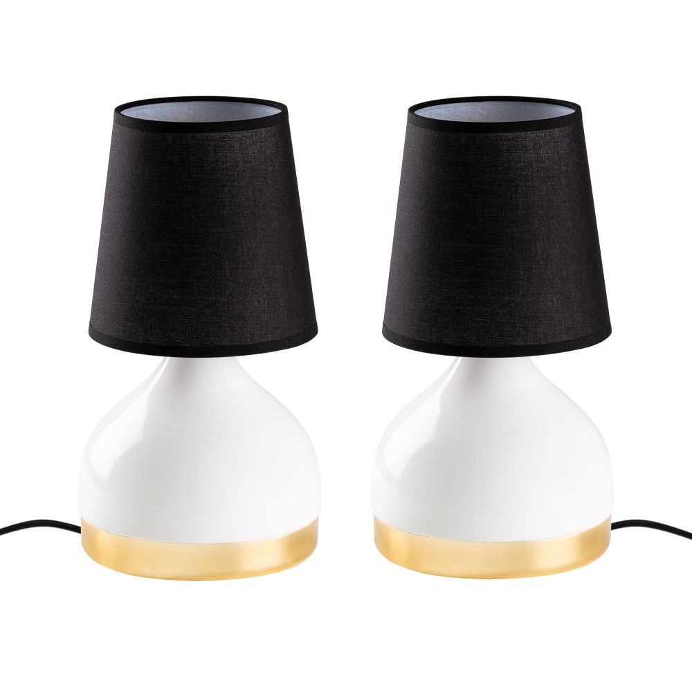 Set Stonih Lampi Yıldo - 8021 - Boje: Bijela i Crna (2 Komada) slika 4