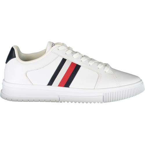 TOMMY HILFIGER MEN'S WHITE SPORTS SHOES slika 1