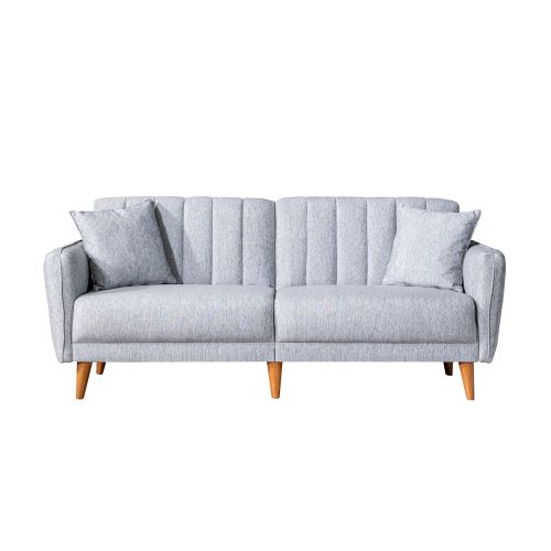 Atelier Del Sofa Aqua-TKM03-1008 Sivi Sofa-Krevet Set slika 7