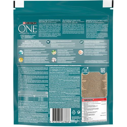 PURINA ONE® ADULT Bogata piletinom, 8x800g slika 2