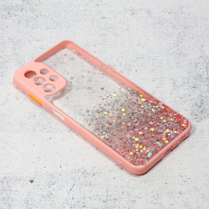 Torbica Frame Glitter za Samsung A135F Galaxy A13 4G roze