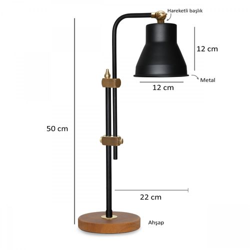 AYD-3108 Black Table Lamp slika 5