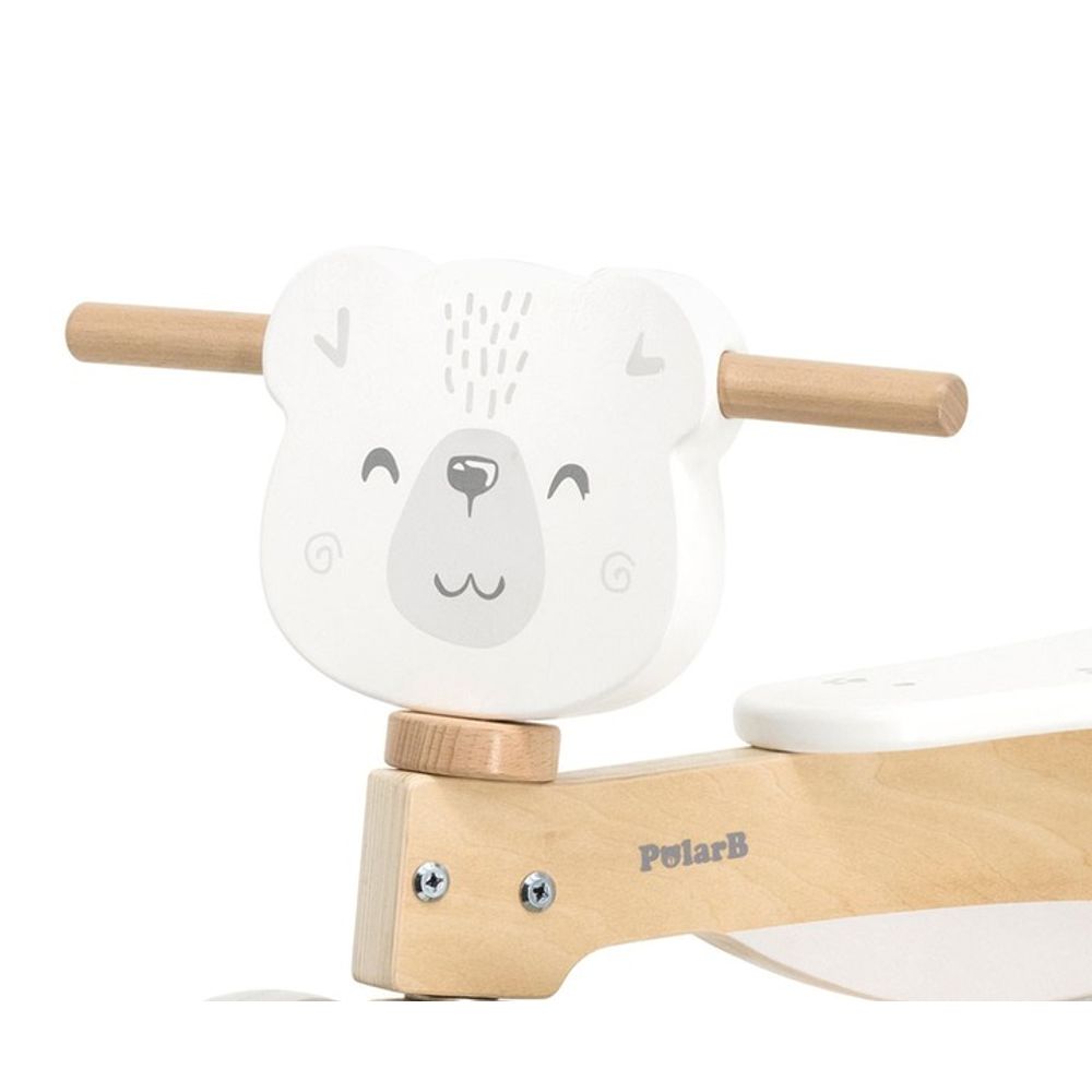 Viga PolarB 44239 Drvena guralica Polarni medo slika 3