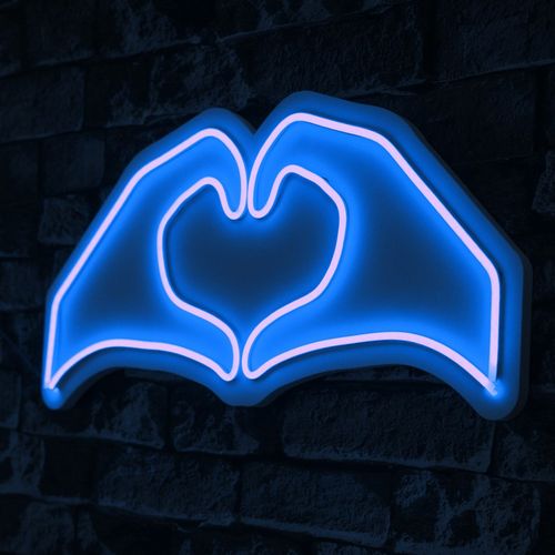 Wallity Ukrasna plastična LED rasvjeta, Sweetheart - Blue slika 8