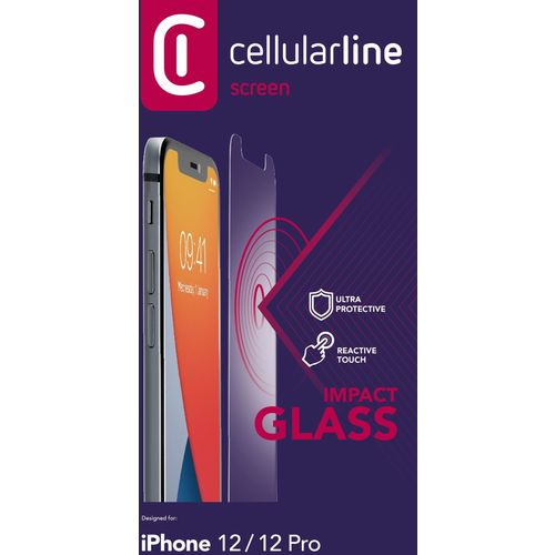 Cellularline zaštitno staklo za iPhone 12/12 Pro slika 2