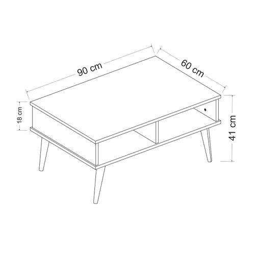 Lore - White White
Sapphire Oak Coffee Table slika 5