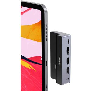 Ugreen USB-C na 2xUSB 3.0+HDMI+3.5mm+PD Pretvarač za iPad - kutija