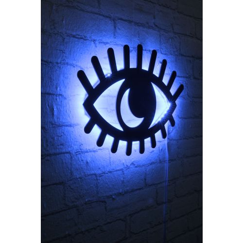 Wallity Ukrasna LED rasvjeta, Evil Eye - Blue slika 3