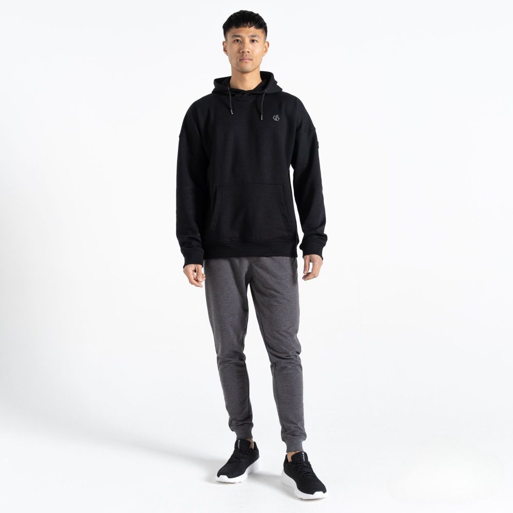 Dare2B Muški duks sa kapuljačom Distinctly Black/Black slika 3