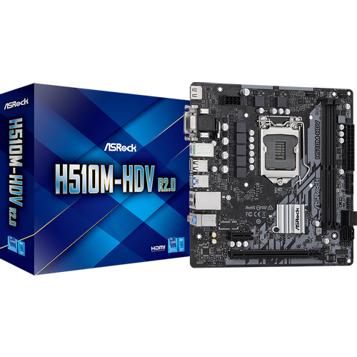 ASROCK Main Board Desktop H510M-HDV  slika 1