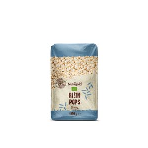 Nutrigold Rižin pops - Organski 100g 