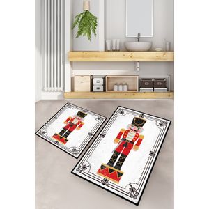 Lead Soldier Multicolor Bathmat Set (2 Pieces)