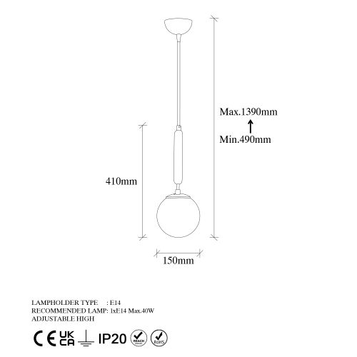 Opviq King - 11450 Crno-Beli Luster slika 6