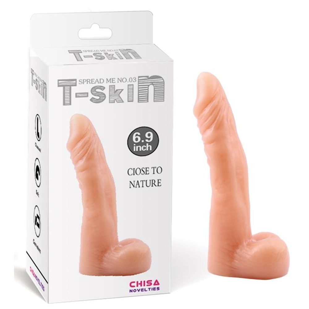 Dildo 17,7 cm T-Skin slika 1