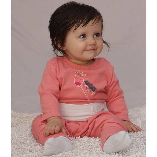Bubu Gege pidžama za bebe Roza Žirafica slika 1