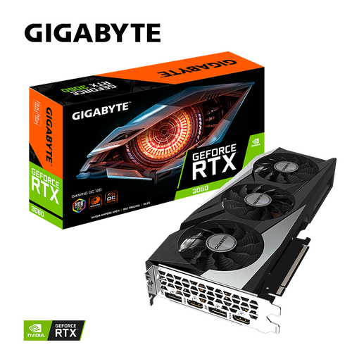 GIGABYTE grafička kartica GeForce RTX 3060 GAMING OC 12G, 12GB GDDR6, PCI-E 4.0 slika 1