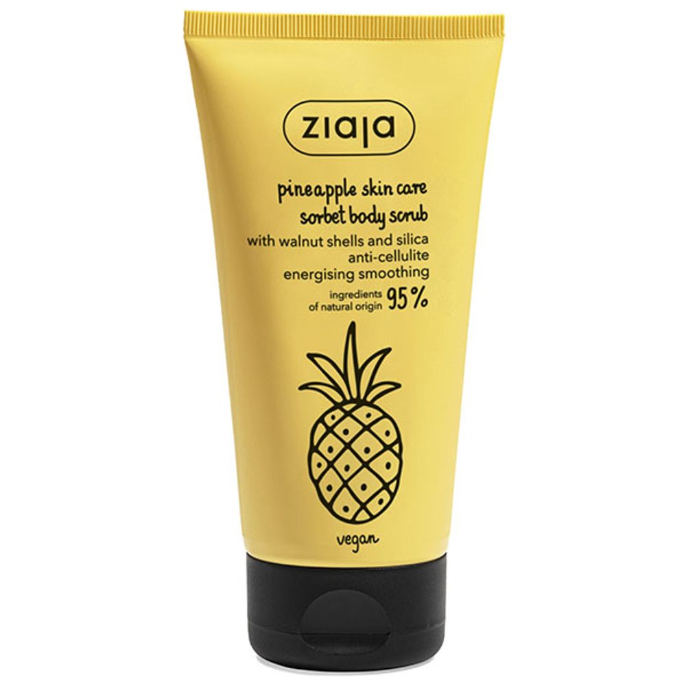 Ziaja sorbet piling za tijelo na bazi ananasa i kofeina 160 ml slika 1