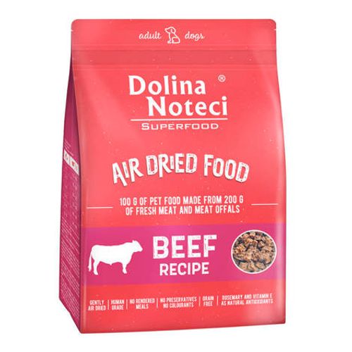 Dolina Noteci Superfood Dog Adult Sušena Govedina 1kg slika 1