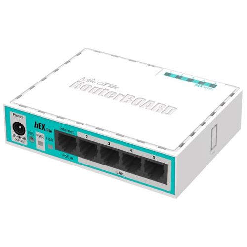 MikroTik RB750r2 heX LITE 5xLAN 10/100, 850MHz CPU, 64MB RAM, RouterOS L4 (265) slika 2