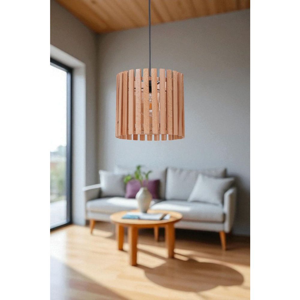 Opviq Luster 137, hrast, crna slika 1