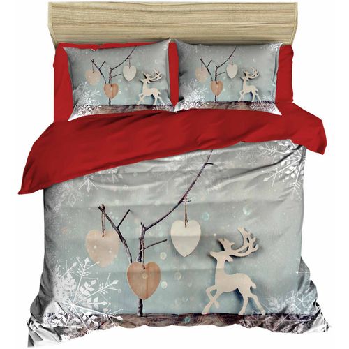 XMAS Posteljina Super King Quilt Cover Set (EU) (IT), crveno
Bijela
Siva slika 1