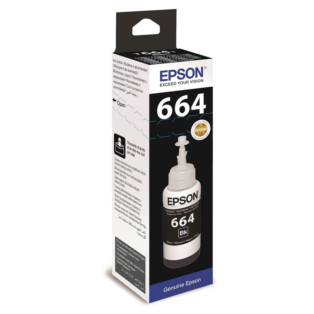Tinta EPSON EcoTank ITS T6641 Black 70ml slika 1