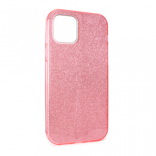 Maska Crystal Dust za iPhone 12/12 Pro 6.1 roze slika 1