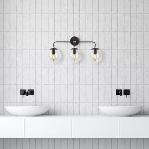 Horn - 12208 Crna Antikna Zidna Lampa