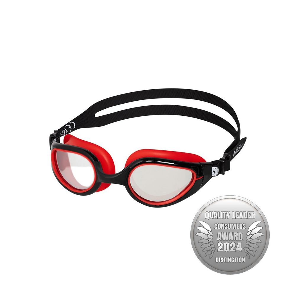 Nqg480maf crno/crvene naočale za plivanje nils aqua slika 6