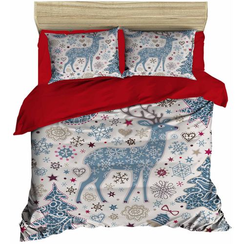 XMAS Posteljina Super King Quilt Cover Set (EU) (IT), crveno
Plavi
Bijela slika 1