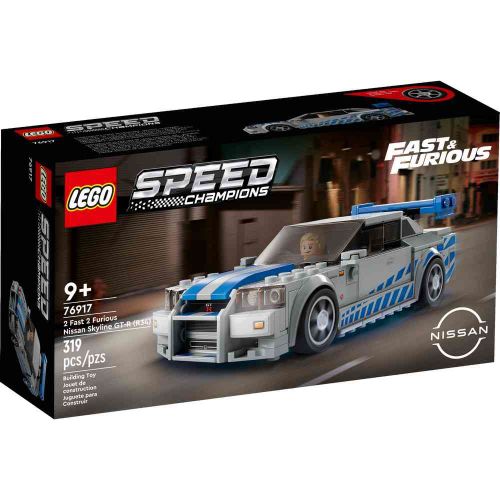 Lego Speed Champions 2 Fast 2 Furious Nissan Skyline Gt-R R34 slika 3