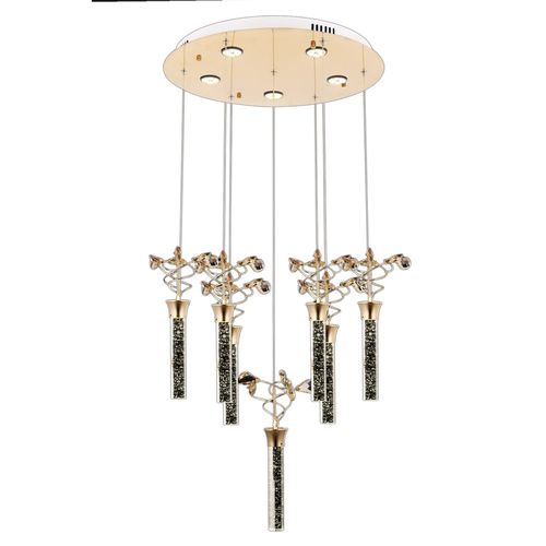 AV-1753-7ST Yellow Chandelier slika 3