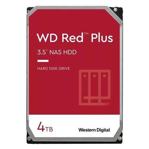 Western Digital interni HDD Red™ Plus NAS (CMR) 4TB, 3.5", SATA, WD40EFPX slika 1