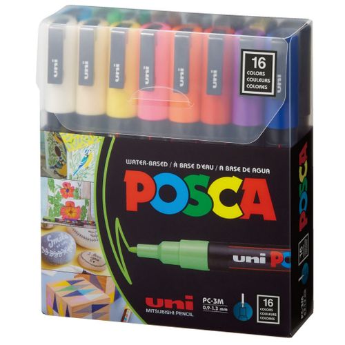 Uni pak marker Posca pc-3m 16/1  slika 2