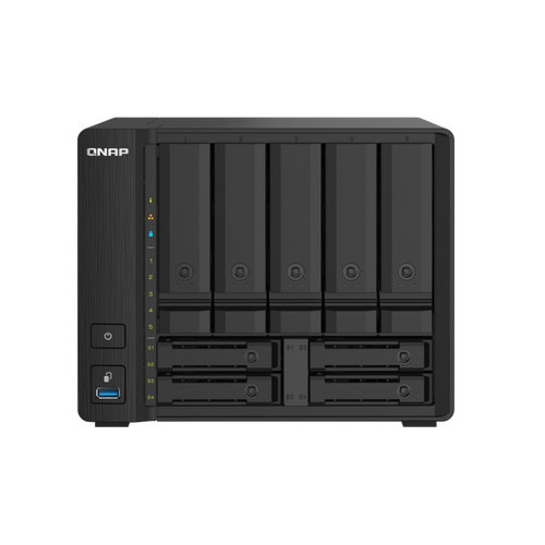 QNAP NAS TS-932PX s 9 ležišta za diskove, 4GB RAM, 2x 10Gb SFP+, 2x 2.5Gb mreža slika 1