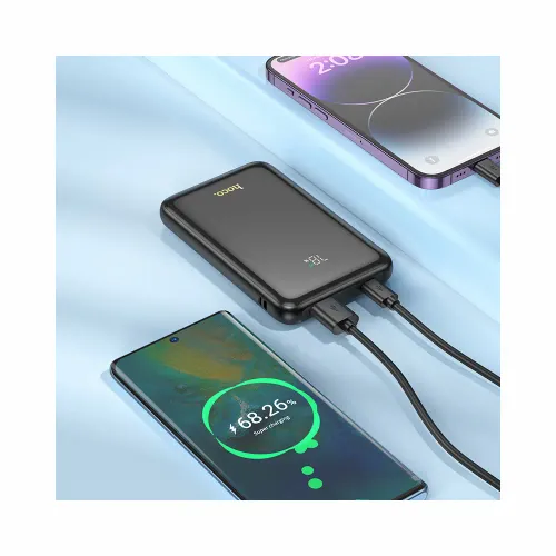 HOCO powerbank 10.000 mAh PD QC3.0 3A 22.5W Q21 crni slika 3