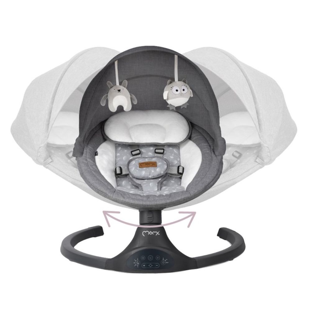 Momi Električna ležaljka Lami Kenani, Dark Grey slika 7