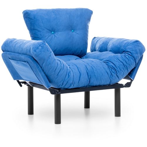 Atelier Del Sofa Fotelja, Plava, Nitta Single - Blue slika 4