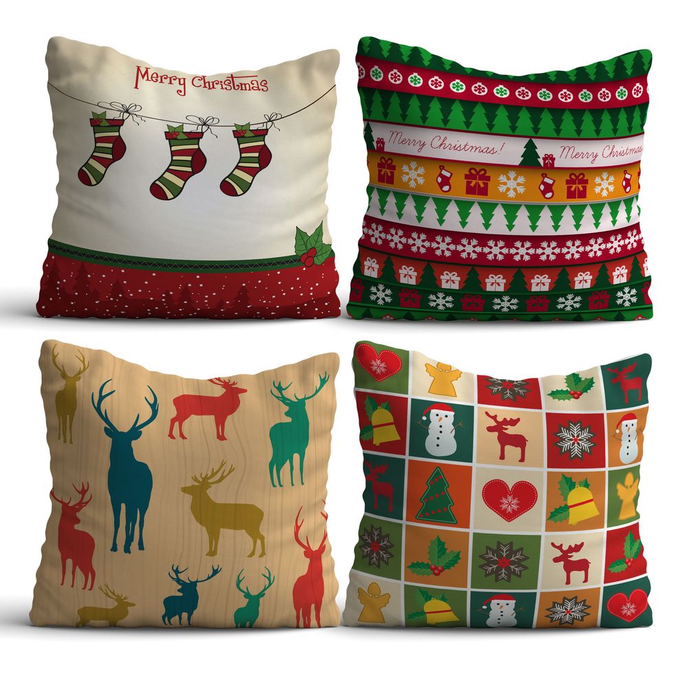 Cushion set (4 pieces) NYXMAS05, colour: multicolor slika 1