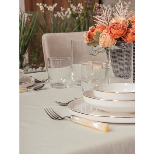 Plain 220 - Cream Cream Tablecloth slika 3