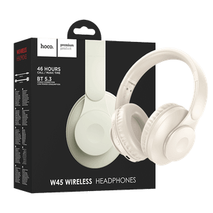 hoco. Slušalice bežične, Bluetooth - W45 Enjoy, White