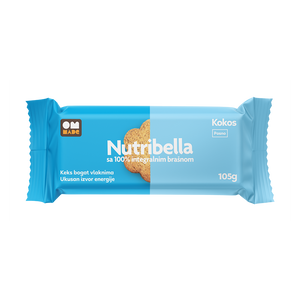 OM Made Nutribella keks kokos 105g