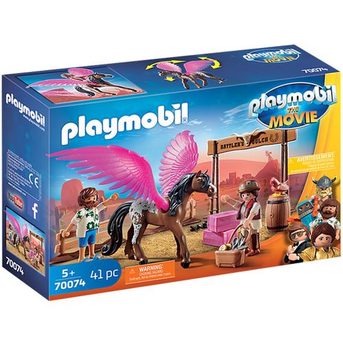 Playmobil- Movie Marla i Del sa letećim konjem slika 1