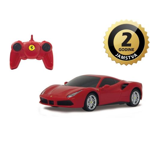 Jamara auto na daljinsko upravljanje Ferrari 488 GTB, crveni 1:24 slika 1