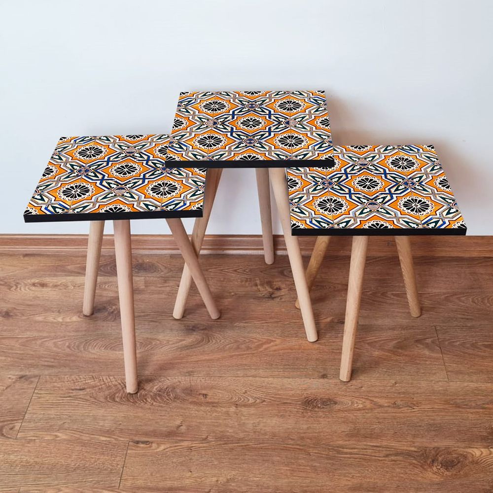 Nesting Table 3Shp29 - Višenamjenski Set Stolova (3 Komada) slika 1