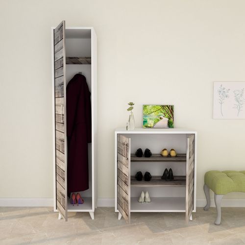 Diena - L1315 Oak
White Hall Stand slika 3